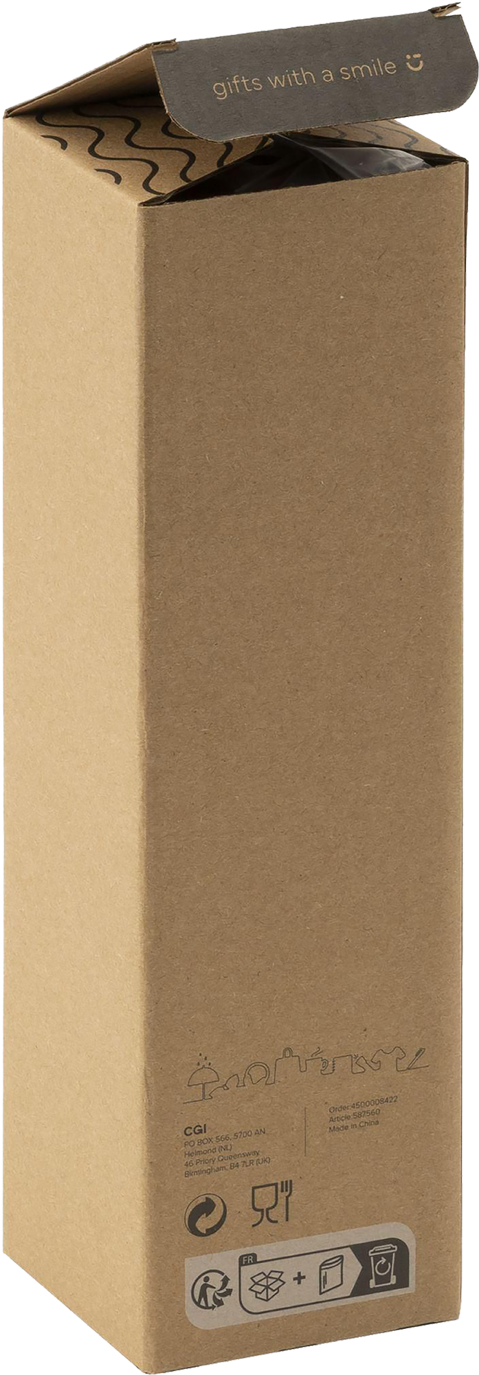 Picture of Recycled steel flask (500ml)