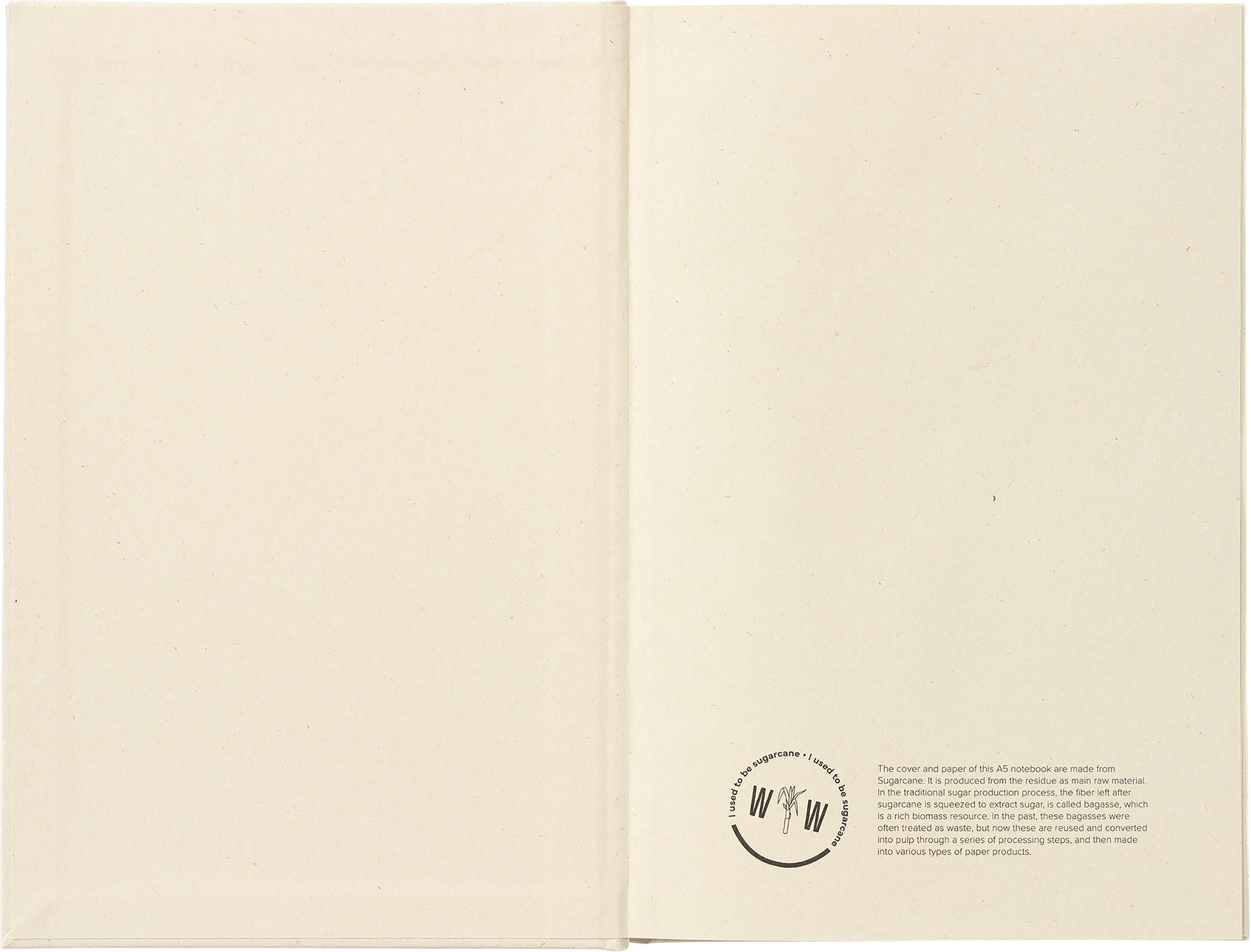 Picture of Sugarcane notebook (approx. A5)