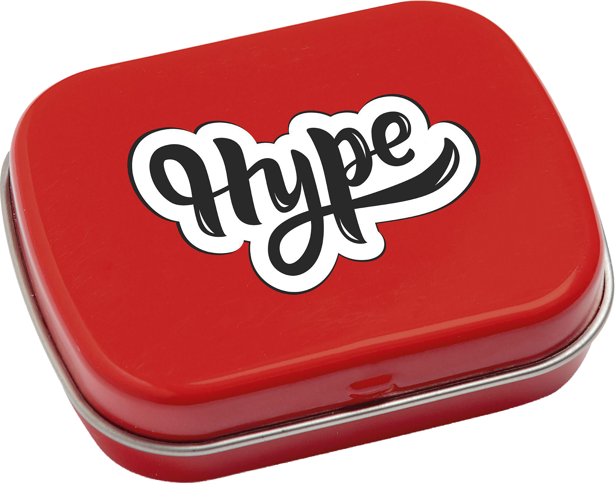Picture of Small flat tin with approx 25g of mints