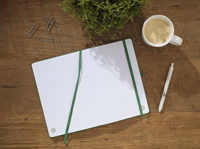 Recycled notebook (approx. A5)  263193_004 (Green)