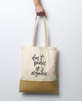Organic cotton and jute bag (160gsm/4.72oz) 261177_311 (Natural)