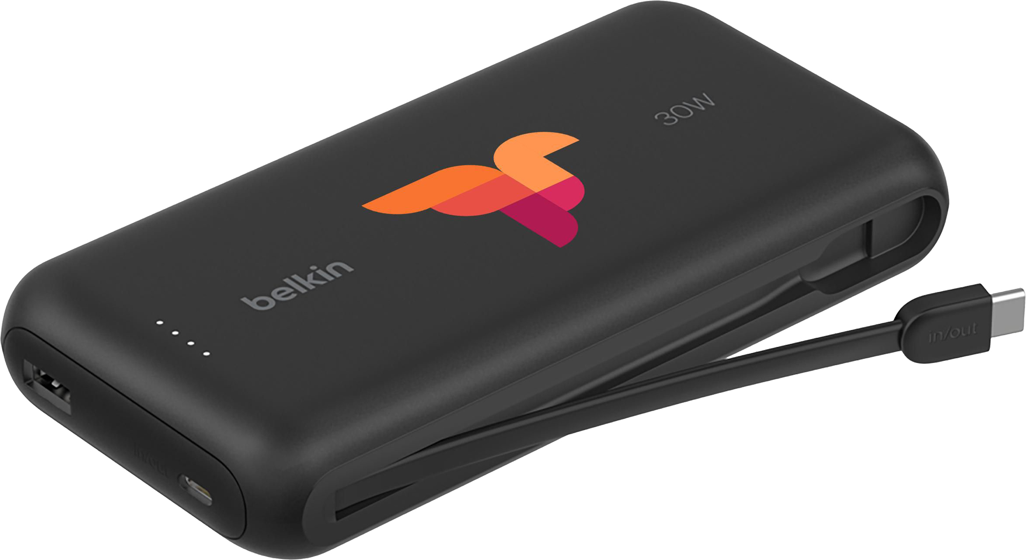 Picture of Belkin power bank with integrated cable (20,000mah)