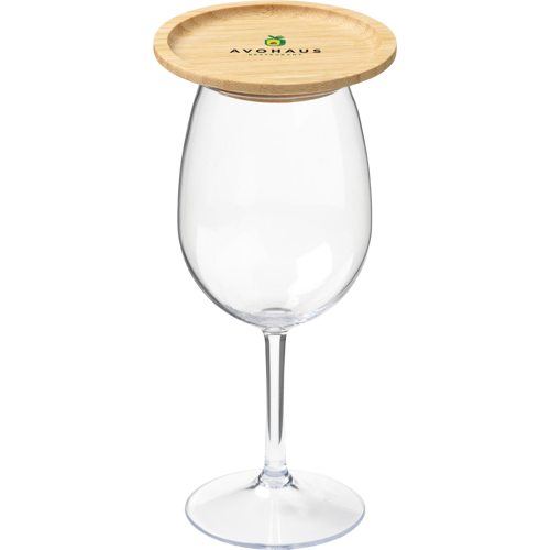 Wooosh bamboo wine glass topper
