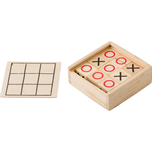 Wooden Tic Tac Toe game