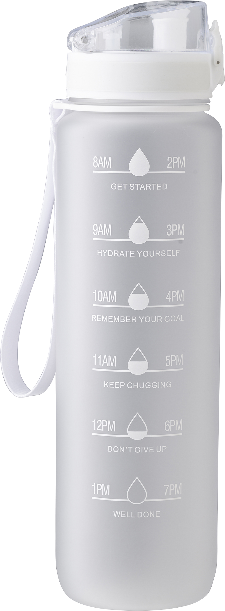 Picture of RPET bottle with time markings (1000ml)