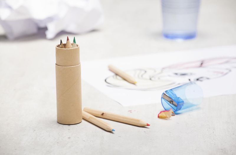 Colour pencil set and sharpener 261888_005 (Blue)