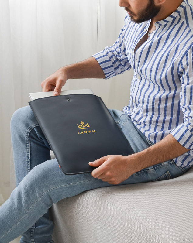 Made recycled laptop sleeve 269495_307 (Dark blue)