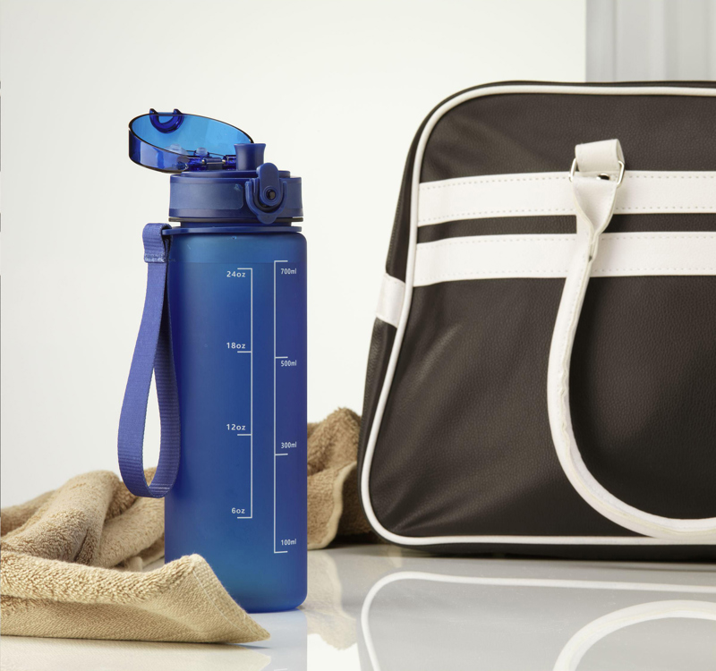 Transparent plastic bottle (750 ml) 261733_005 (Blue)