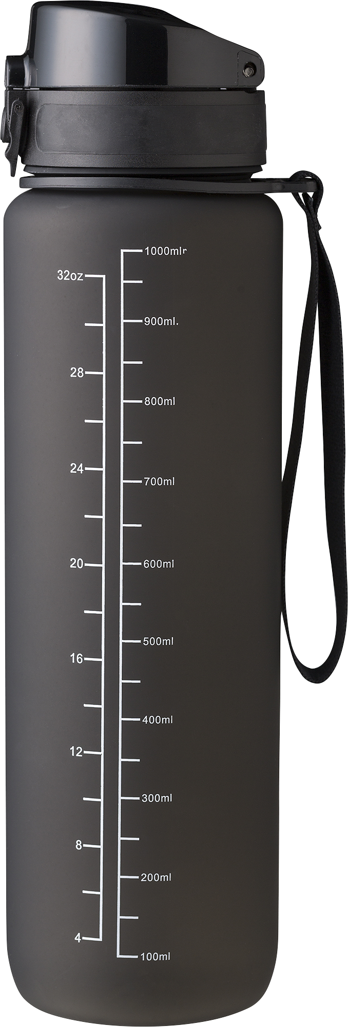 Picture of RPET bottle with time markings (1000ml)