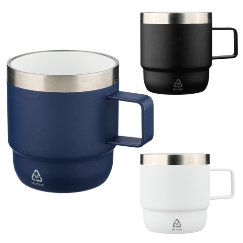 Recycled double walled small mug (180ml)