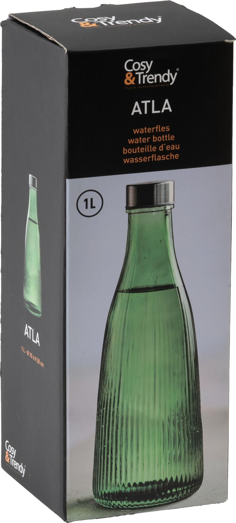 Picture of Cosy&Trendy Glass water bottle (1 litre)
