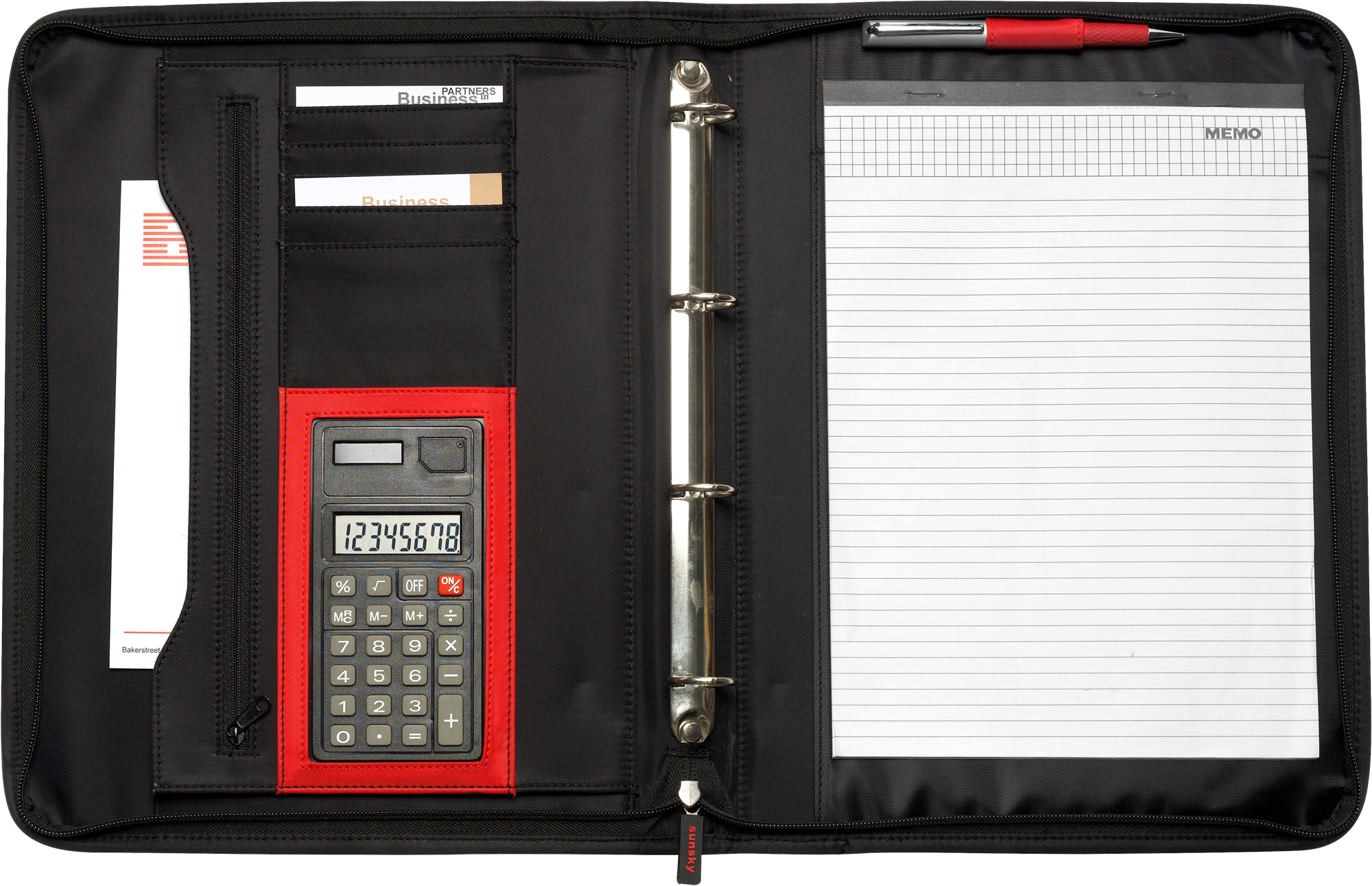 Picture of Zipped nylon portfolio
