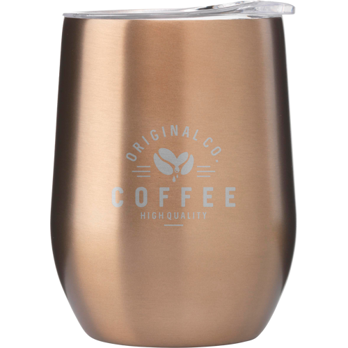 Recycled steel double walled mug (350ml)