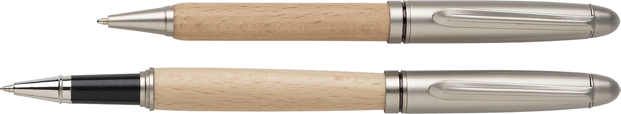 Picture of Beech wood writing set