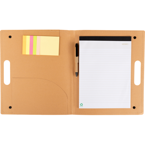 Cardboard writing folder