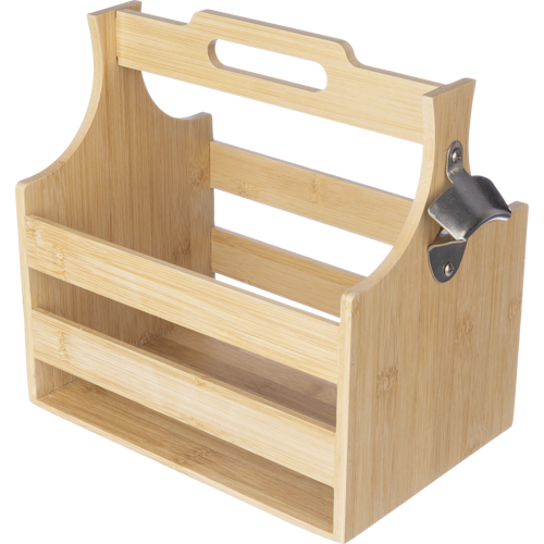 Bamboo bottle holder