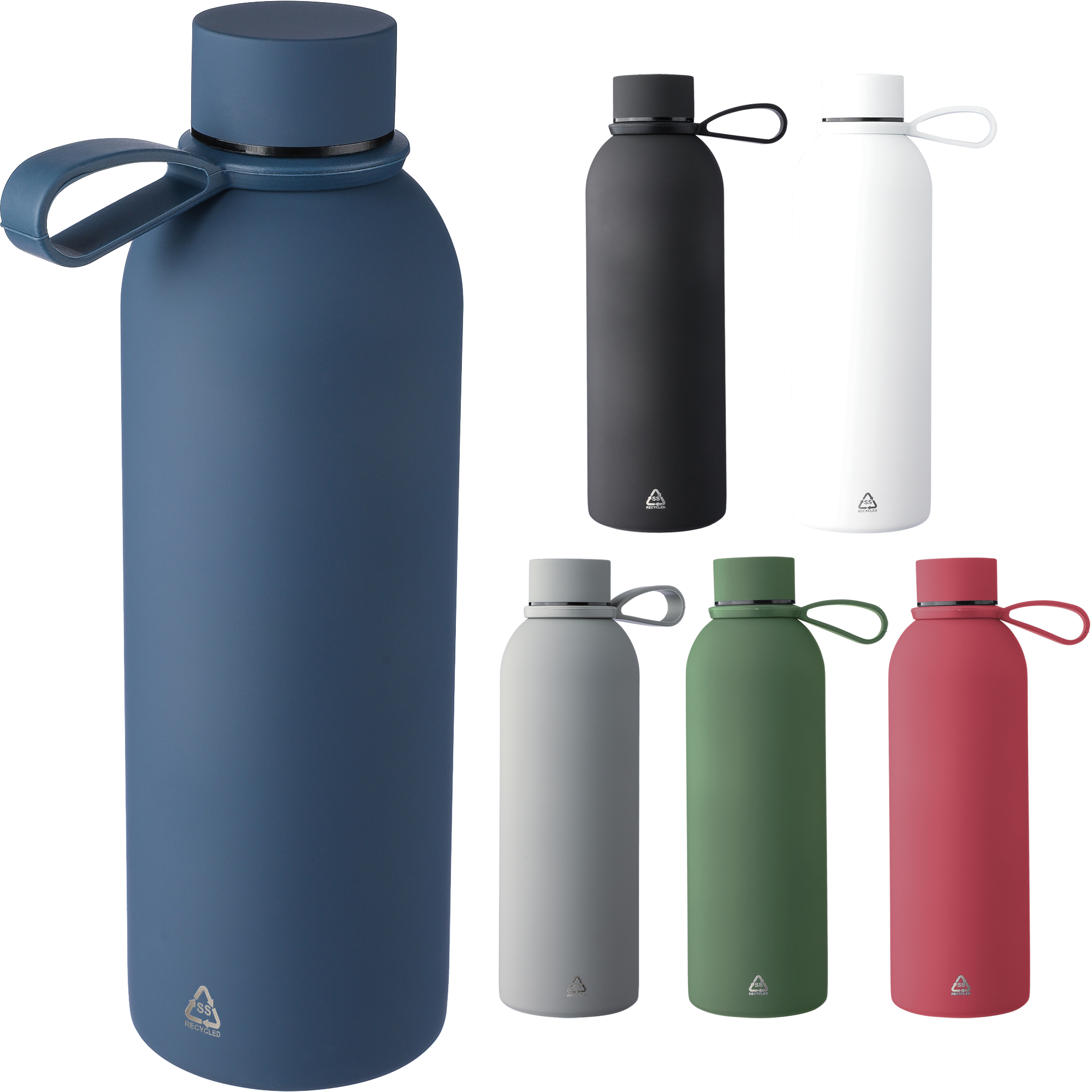 Picture of Recycled stainless steel double walled bottle (500ml)