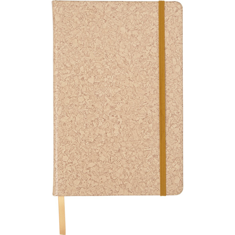 The Violet - Notebook with cork printed cover (approx. A5)