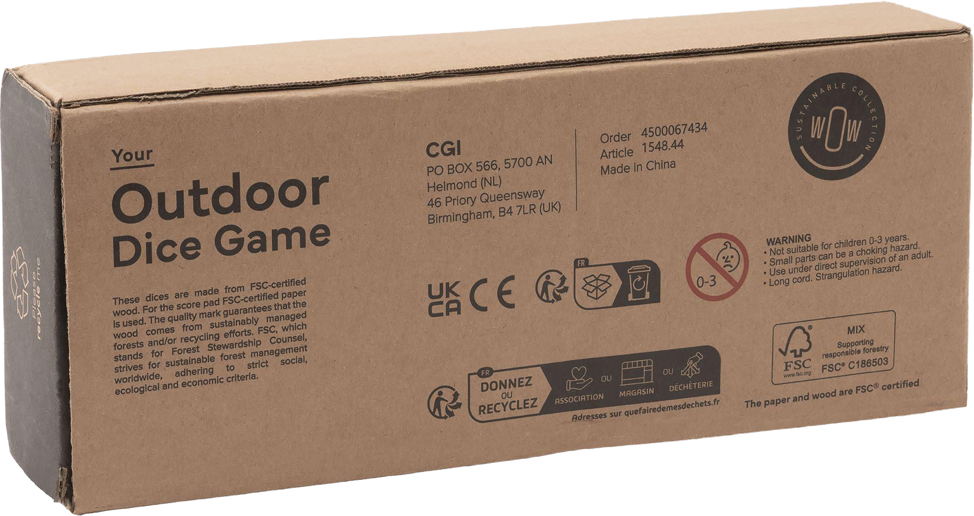 Picture of Outdoor dice game
