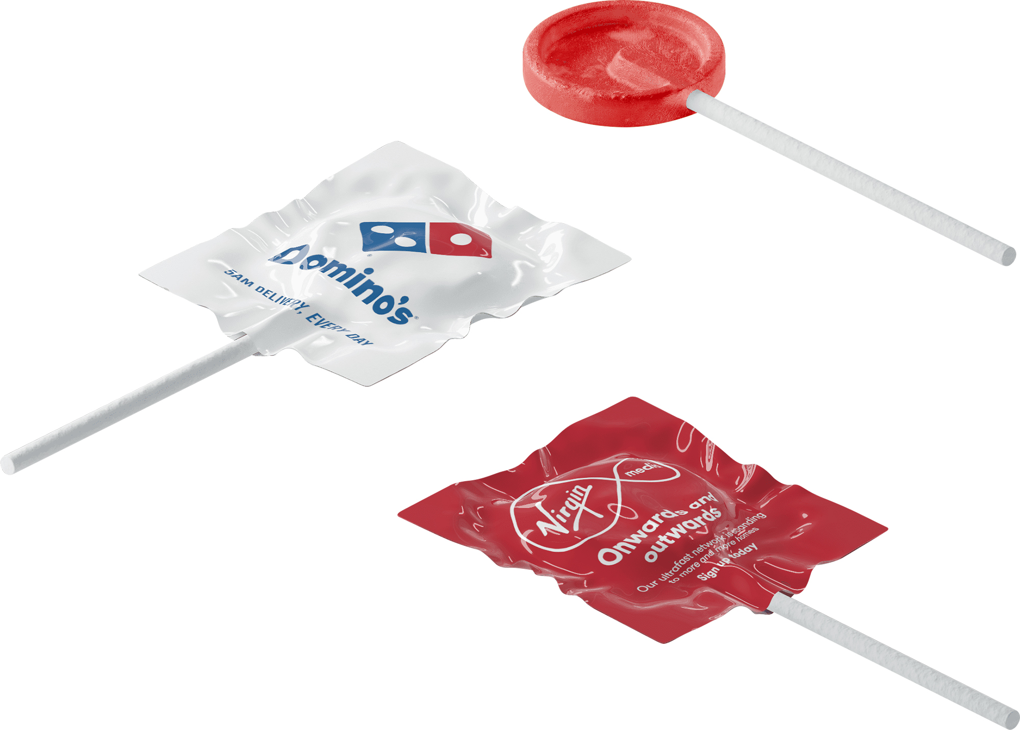 Flat round lollipop (approx. 8.5g)