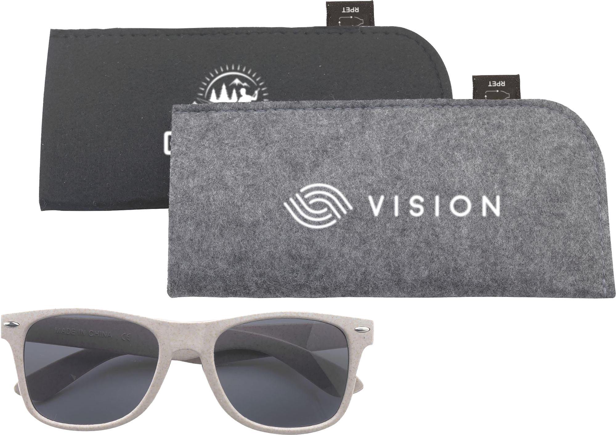 Picture of RPET felt pouch for glasses