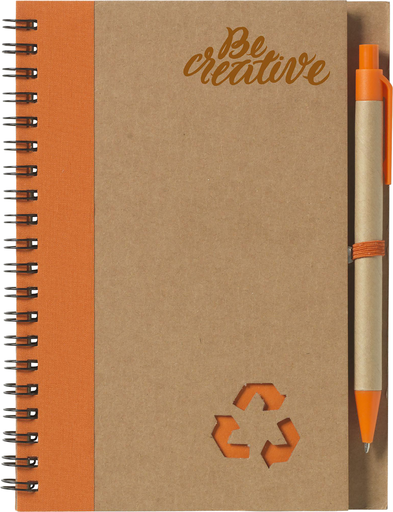 Picture of Recycled notebook and pen (approx A5)