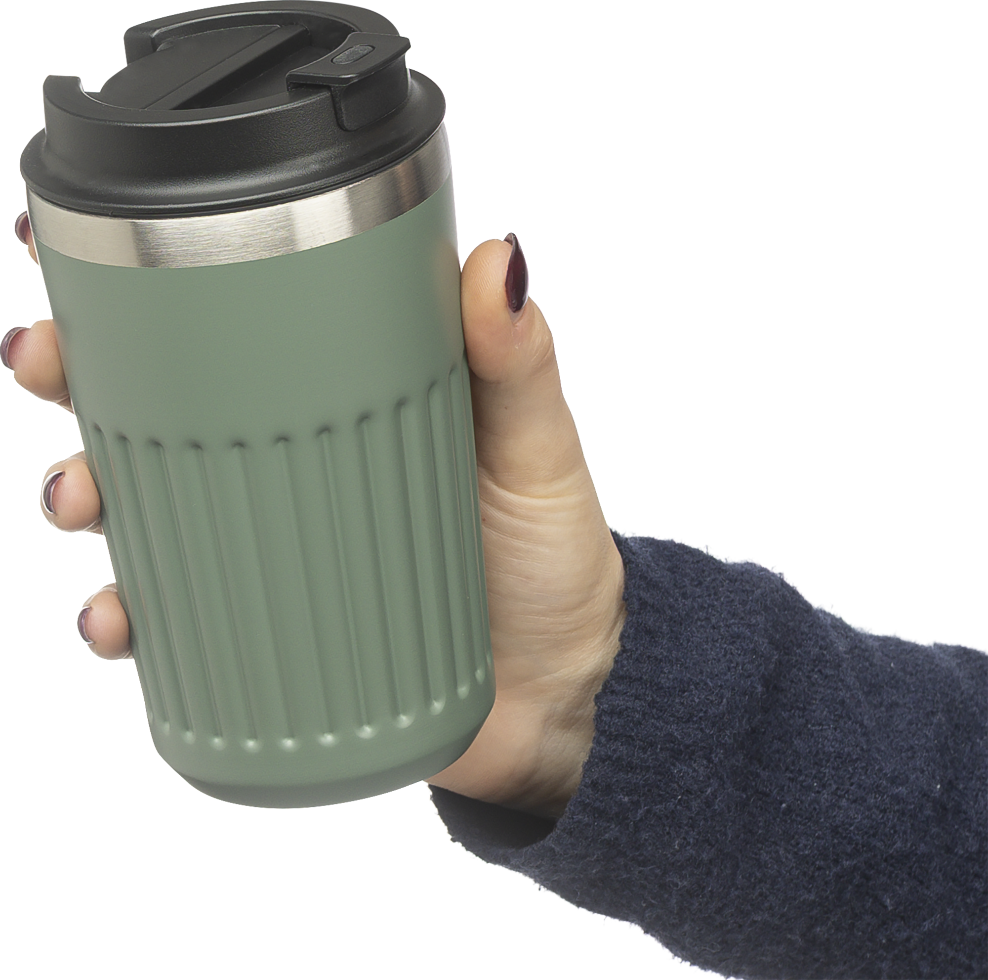 Picture of Recycled steel travel mug (400ml)