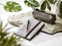 RPET Felt pencil case 263614_003 (Grey)