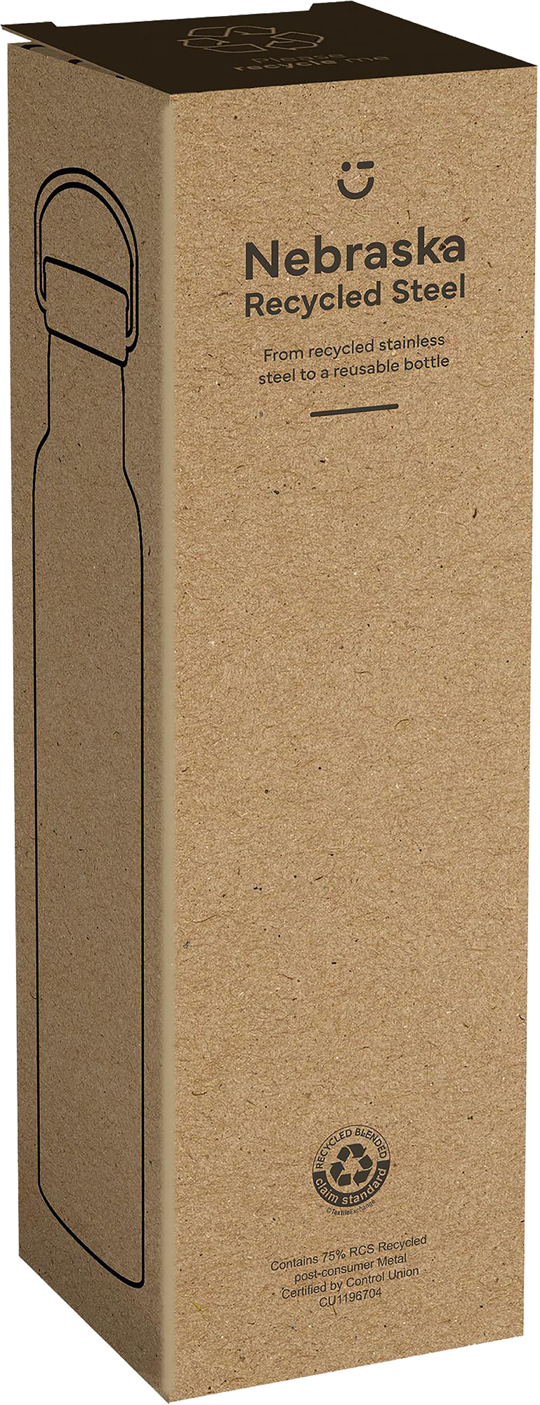Picture of Recycled stainless steel bottle (800ml)