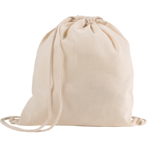 Cotton drawstring bag. (120gsm/3.54oz)