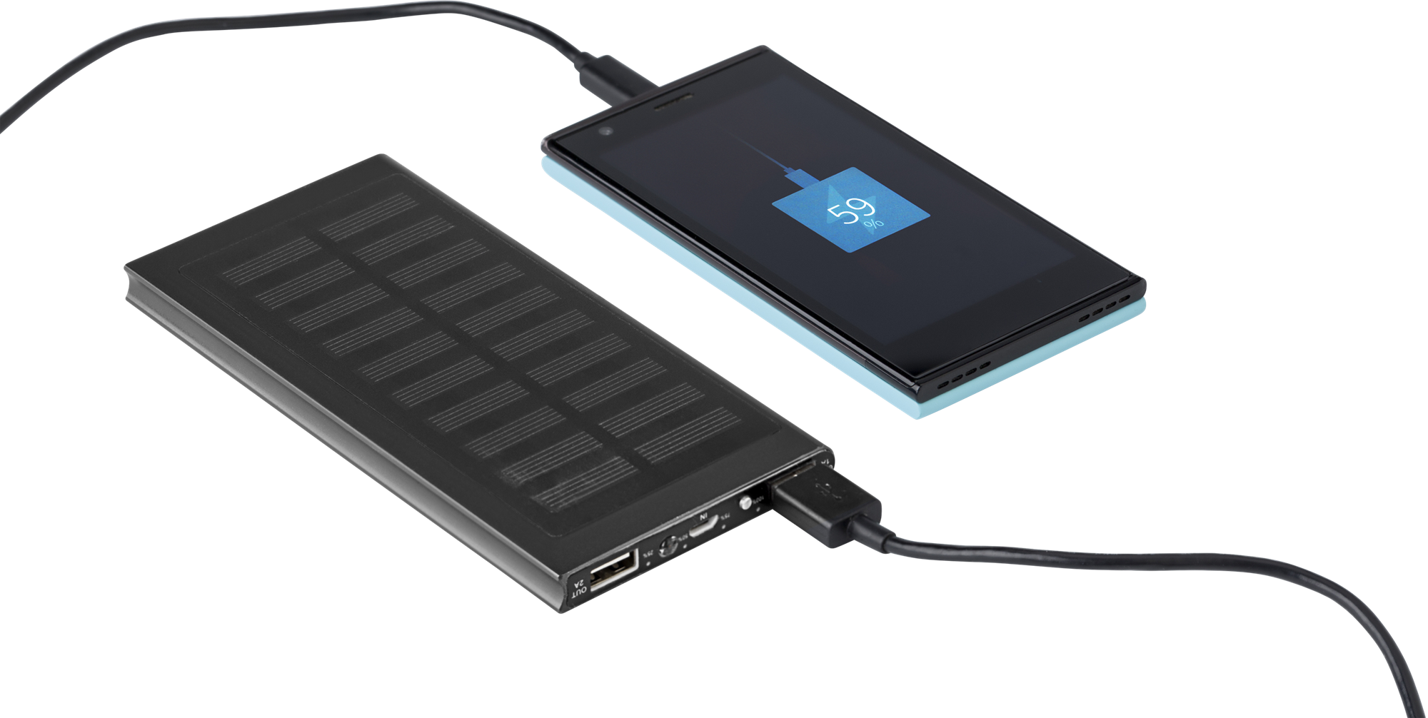 Picture of Solar power bank. (8000 mAh)