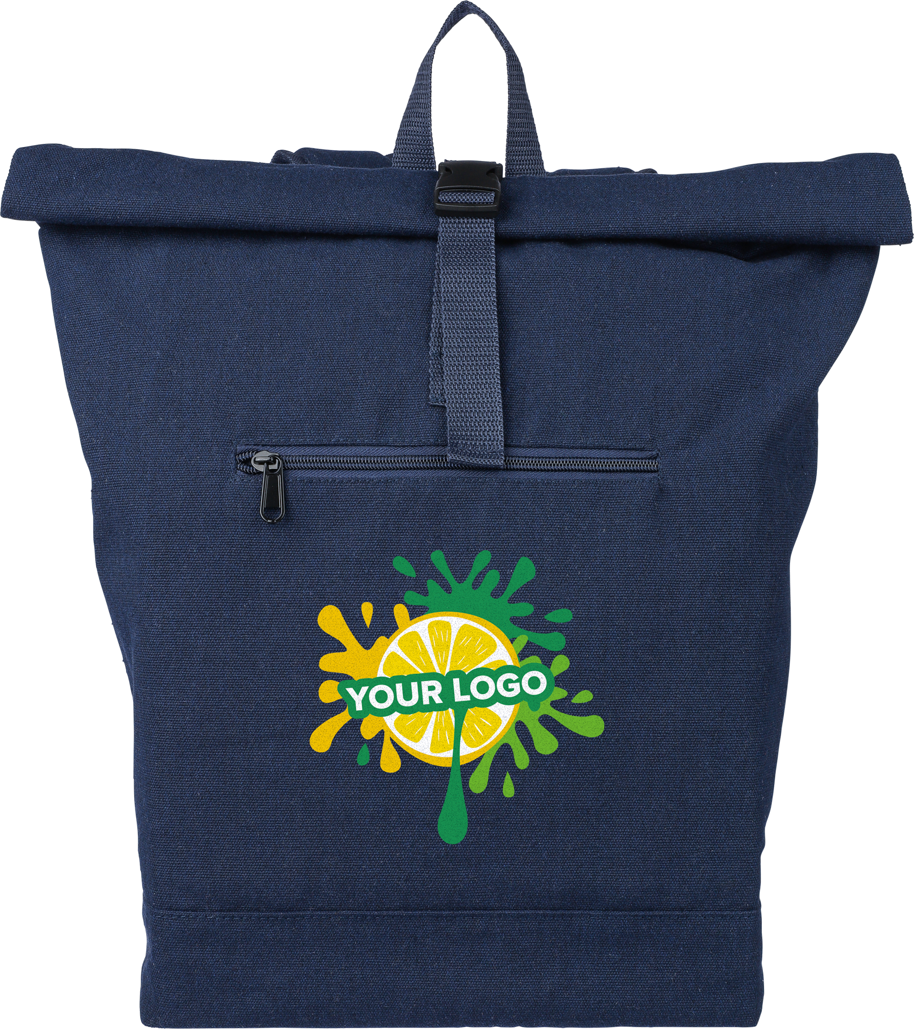 Picture of Recycled rolltop backpack (330gsm/9.73oz)