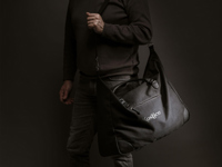 Recycled canvas travel bag 267732_001 (Black)