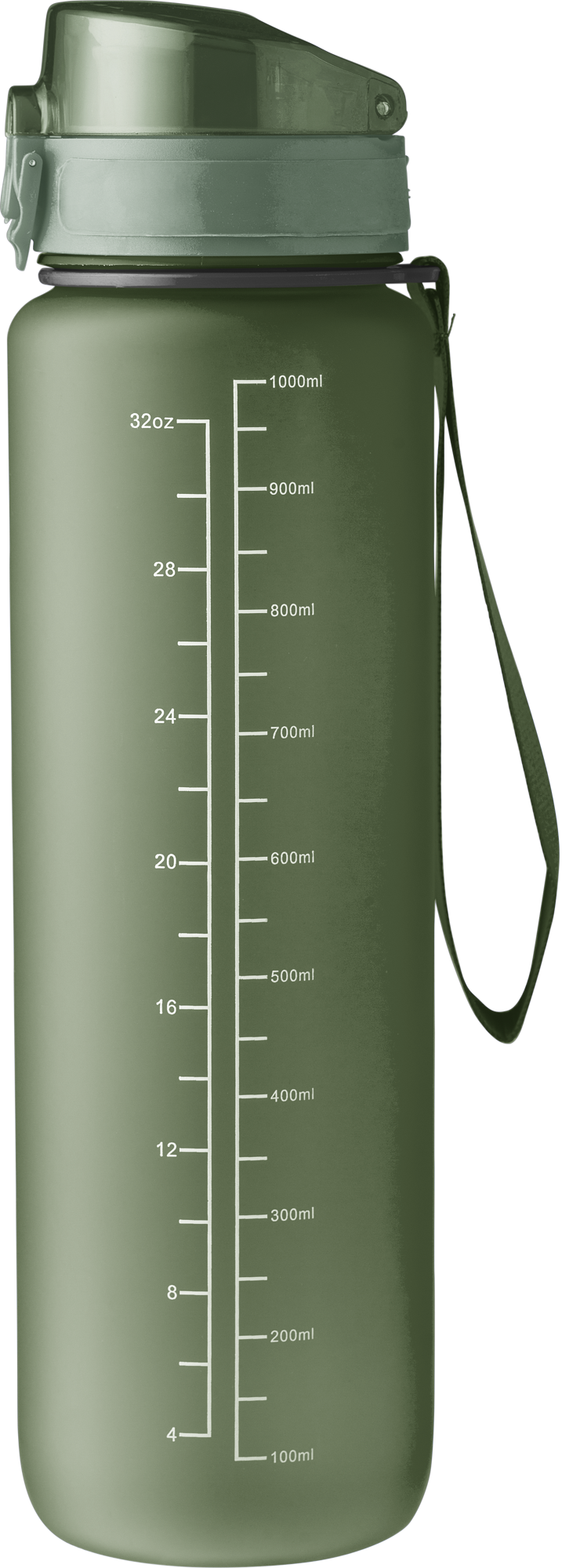 Picture of RPET bottle with time markings (1000ml)