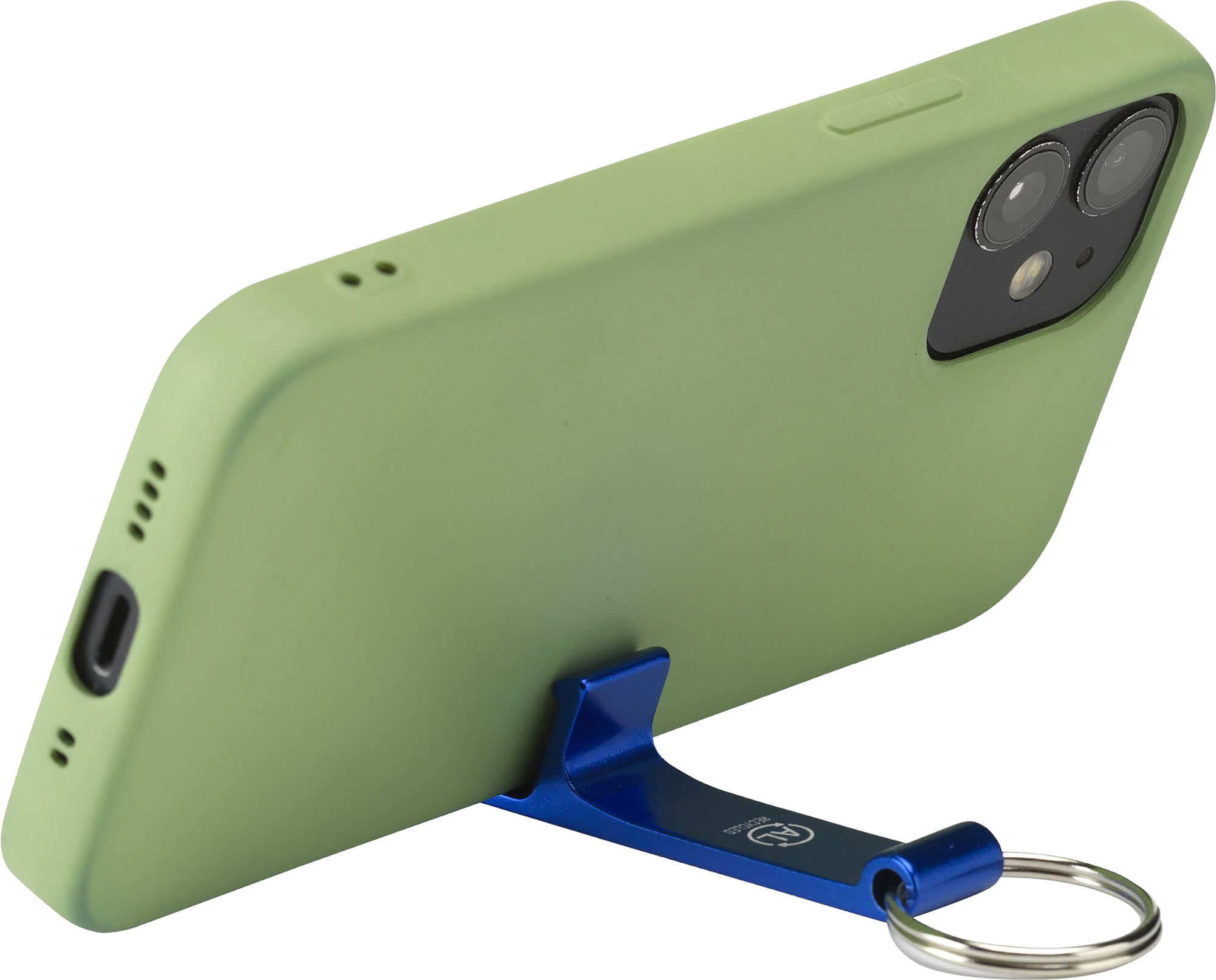 Picture of Recycled aluminium bottle opener phone stand