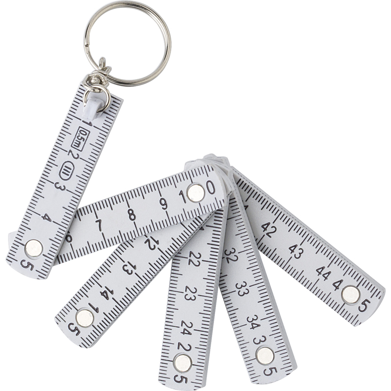 The Holly - Folding ruler keyring