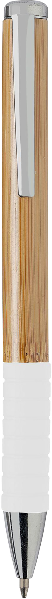 Picture of Bamboo ballpen with rubber non-slip grip