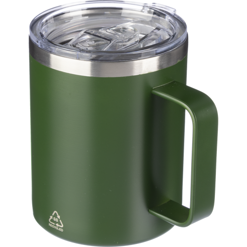 Recycled double walled travel mug (300 ml)