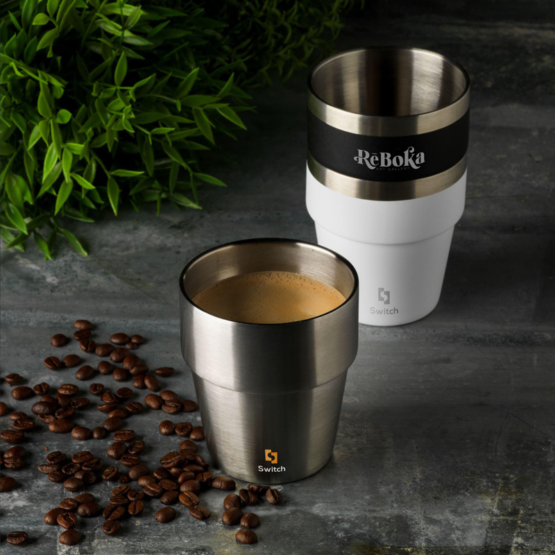 Recycled double walled cup (300ml) 262249_001 (Black)