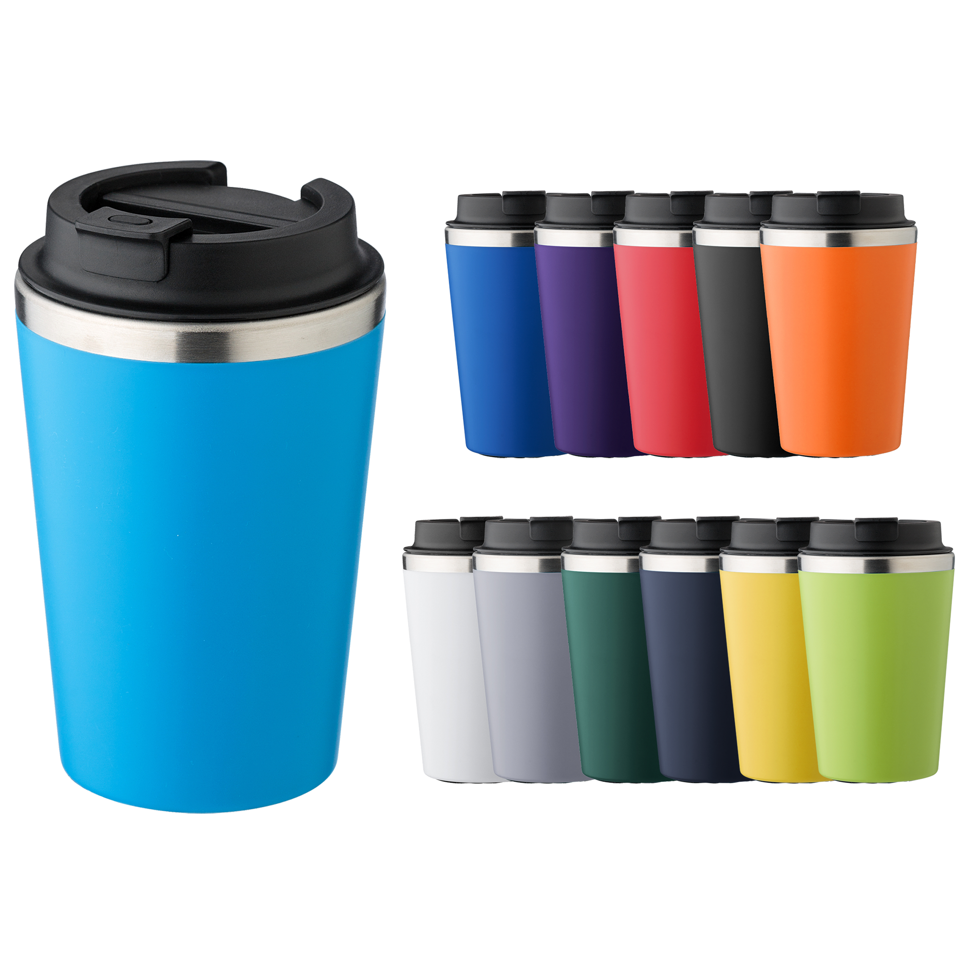 Picture of Stainless steel double walled travel mug (350ml)