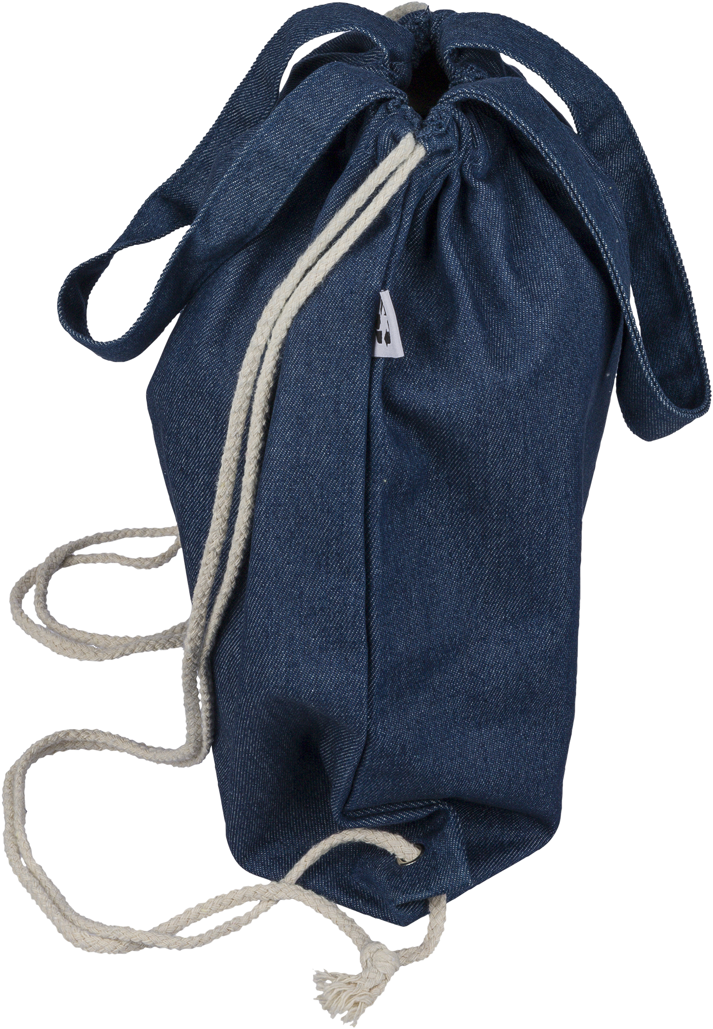 Picture of Recycled denim drawstring bag