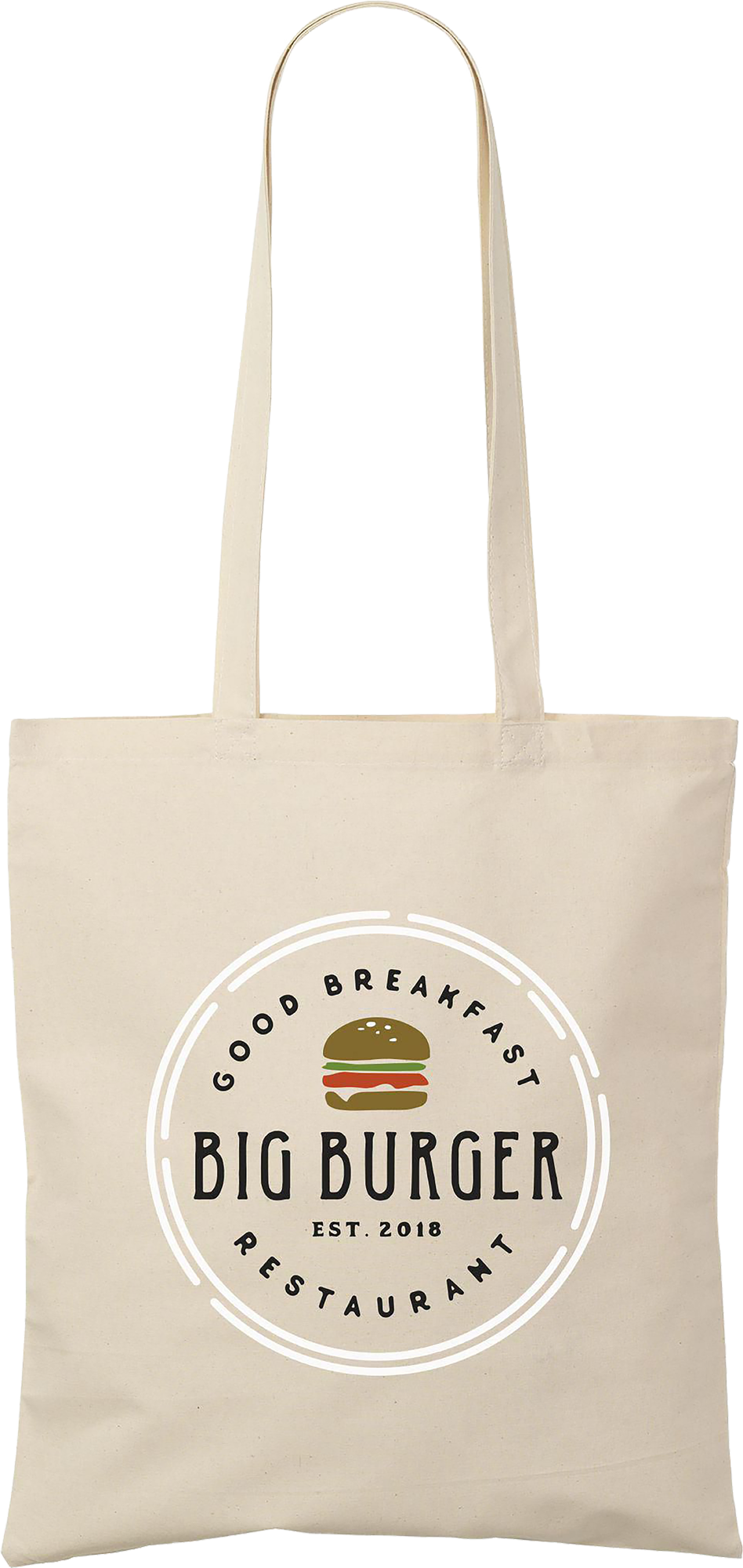 Picture of Long handle cotton shopper (180 gsm/5.3oz)