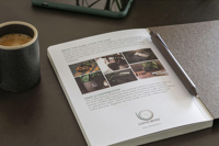 Coffee cover notebook (approx. A5) 269001_011 (Brown)