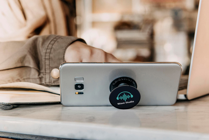 PopSockets® 2.0 phone PopGrip 263305_001 (Black)