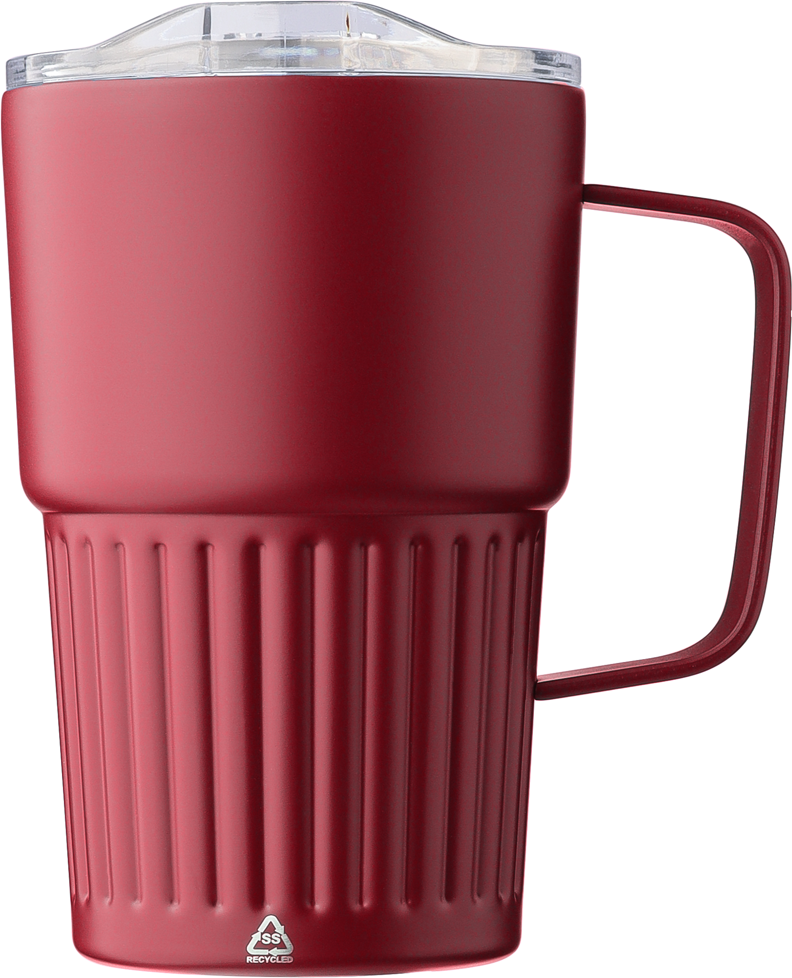 Picture of Recycled stainless steel double walled travel mug (450ml)