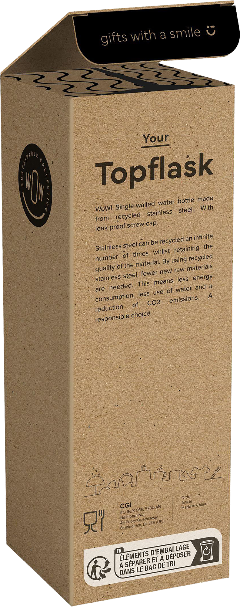 Picture of Single wall metal bottle (500ml)
