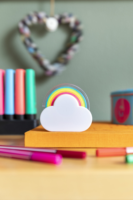 Rainbow memo tape dispenser 008285_lif
