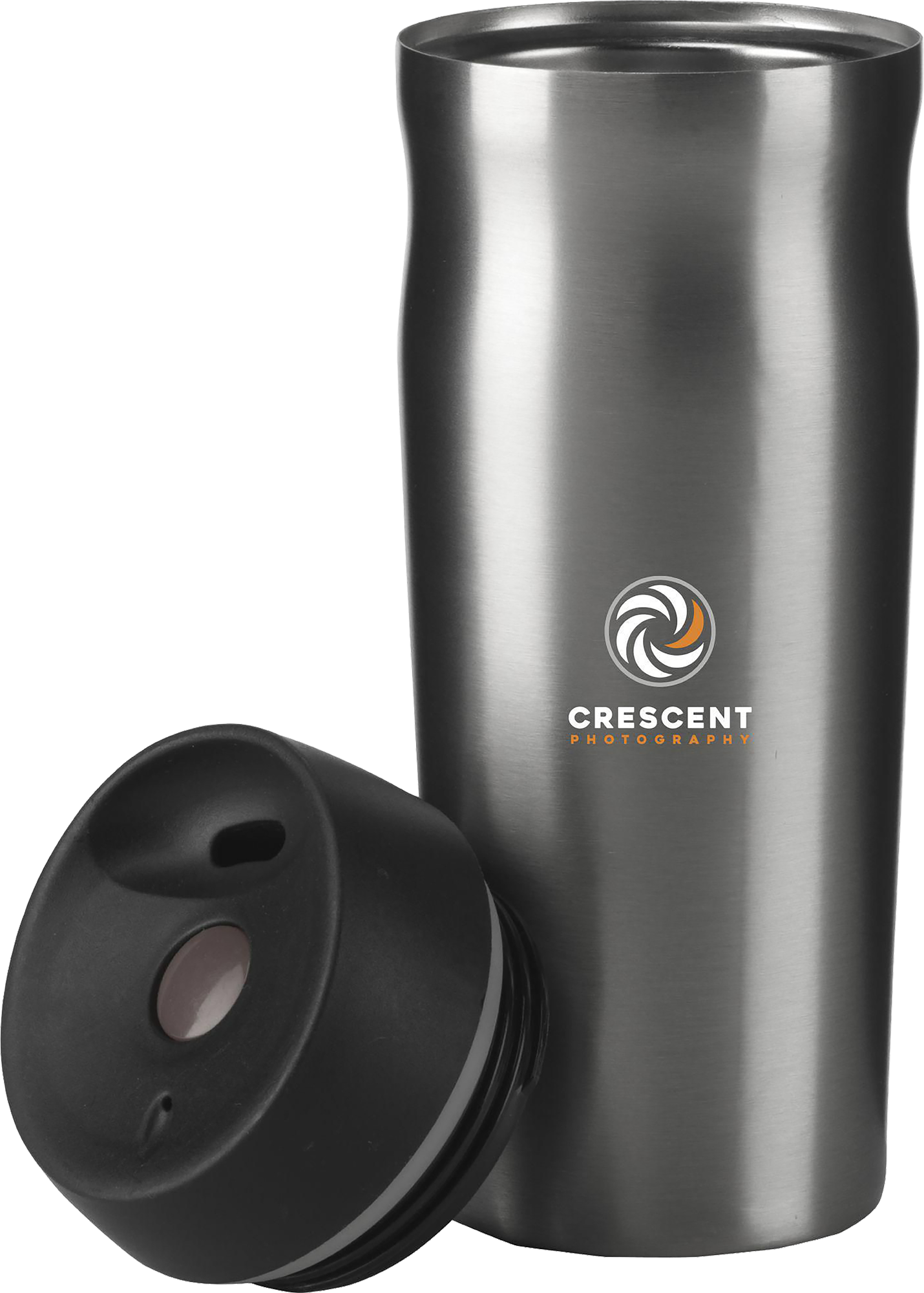 Picture of Recycled steel double walled travel mug (450ml) 
