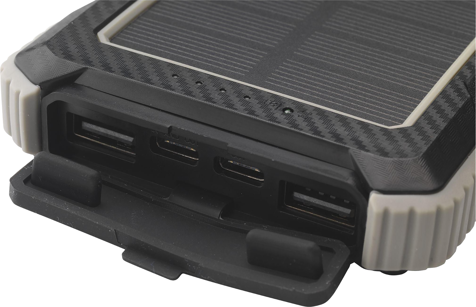 Picture of Recycled ABS solar power bank (10,000mAh)