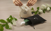 Recycled cotton gift pouch (150 g/m² / 4.42oz) 262313_001 (Black)